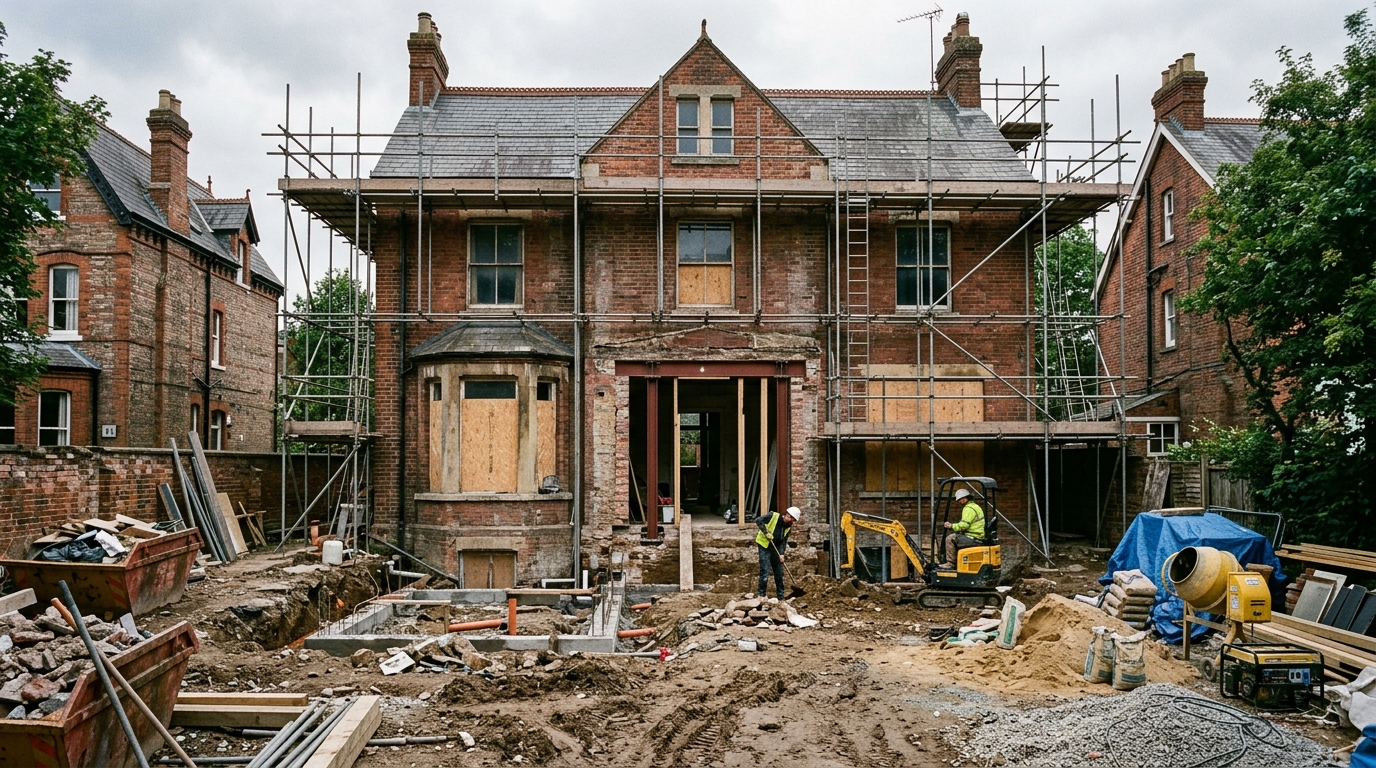 Oxford Victorian Renovation in Progress